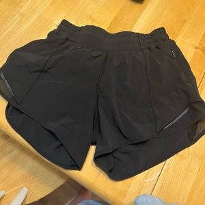 Women’s black lululemon shorts